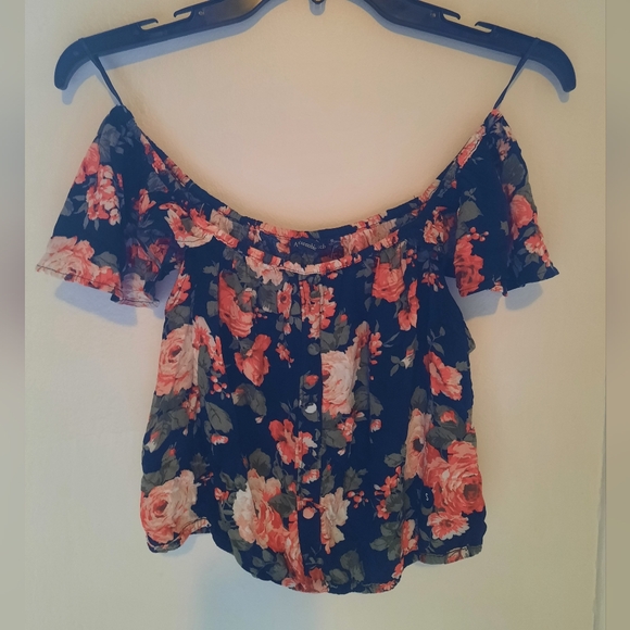 Abercrombie & Fitch Floral Crop Top - Picture 1 of 7